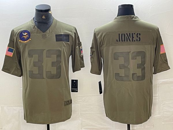 Men Minnesota Vikings #33 Jones green 2024 Nike Vapor Untouchable Limited NFL Jersey style 1->san francisco 49ers->NFL Jersey